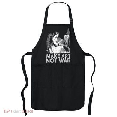 Vintage Make Art Not War Apron