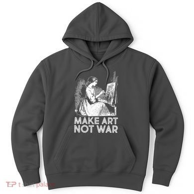 Vintage Make Art Not War Hoodie