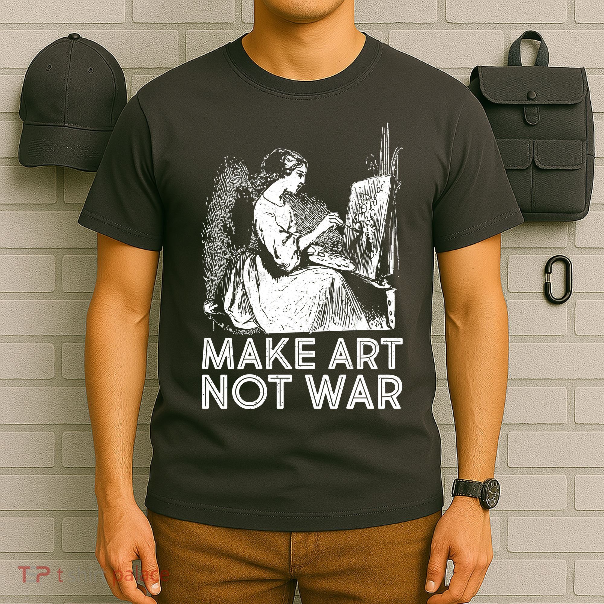 Vintage Make Art Not War T-Shirt