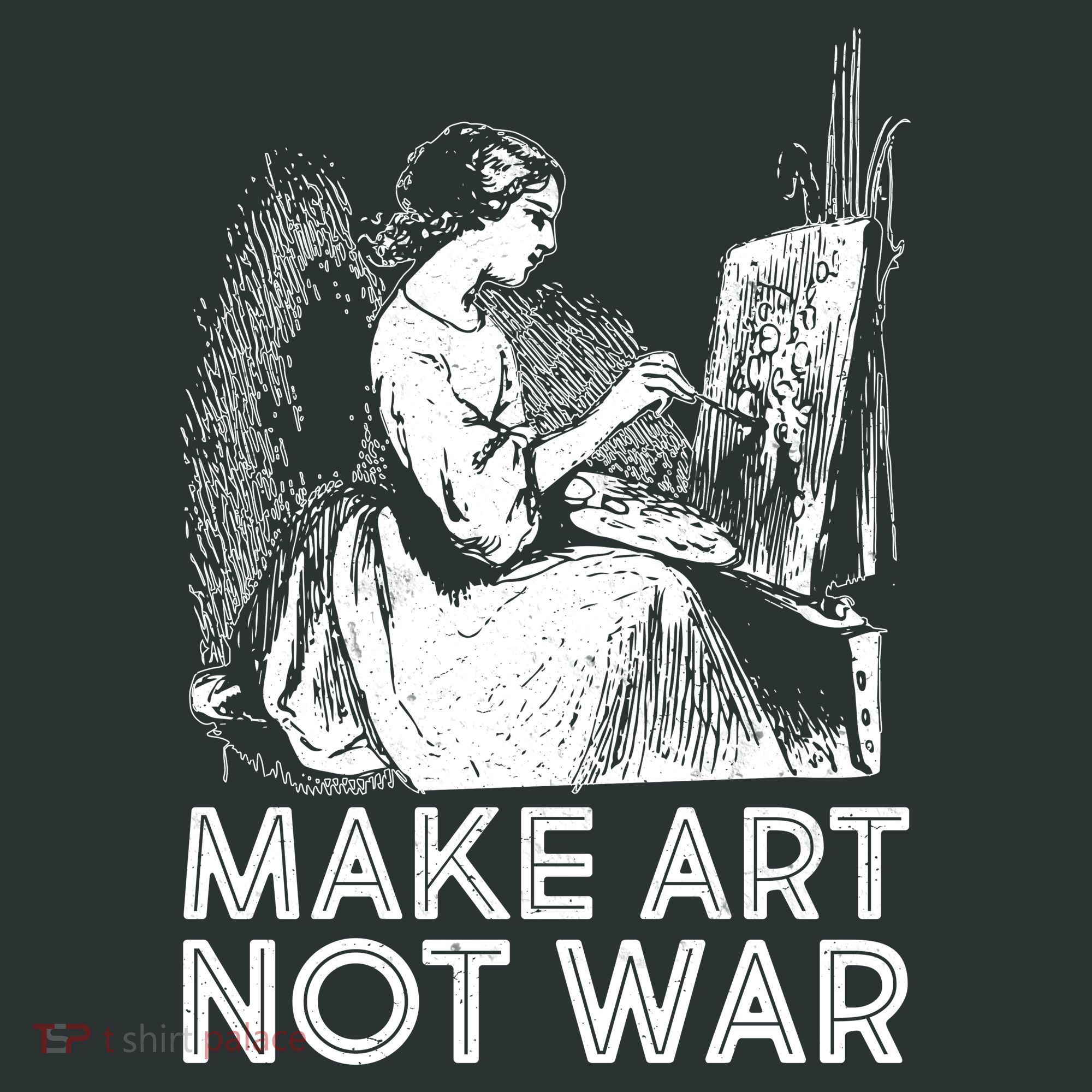 Vintage Make Art Not War T-Shirt