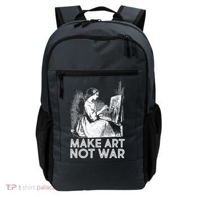 Vintage Make Art Not War Backpack