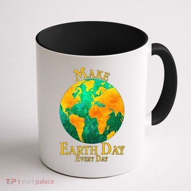 Vintage Make Earth Day Every Day Coffee Mug back