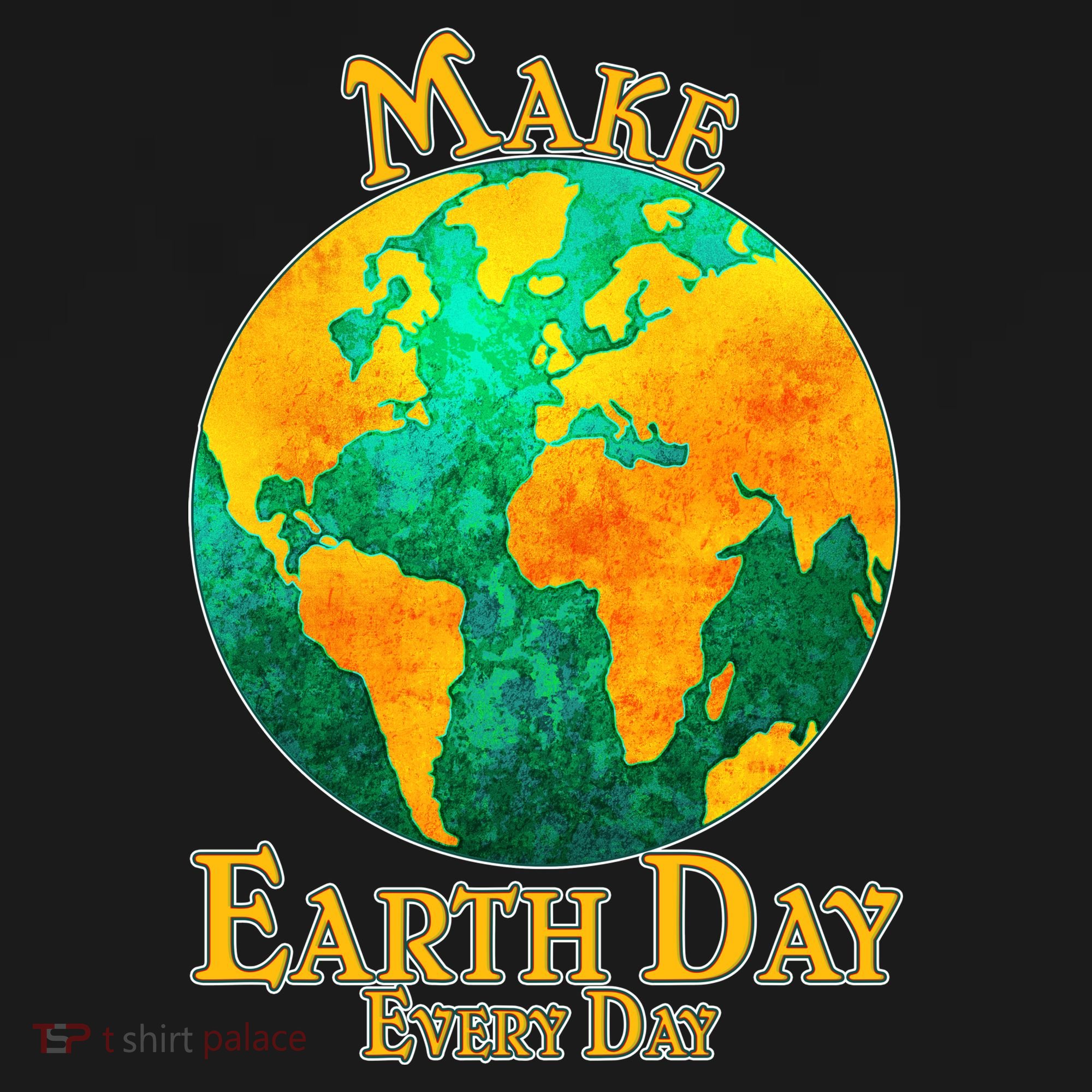 Vintage Make Earth Day Every Day Baby Bodysuit