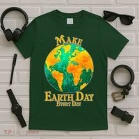 Vintage Make Earth Day Every Day T-Shirt thumb 5