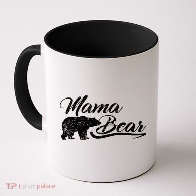 Vintage Mama Bear Retro Mother Logo Coffee Mug