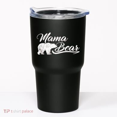 Vintage Mama Bear Retro Mother Logo Tumbler