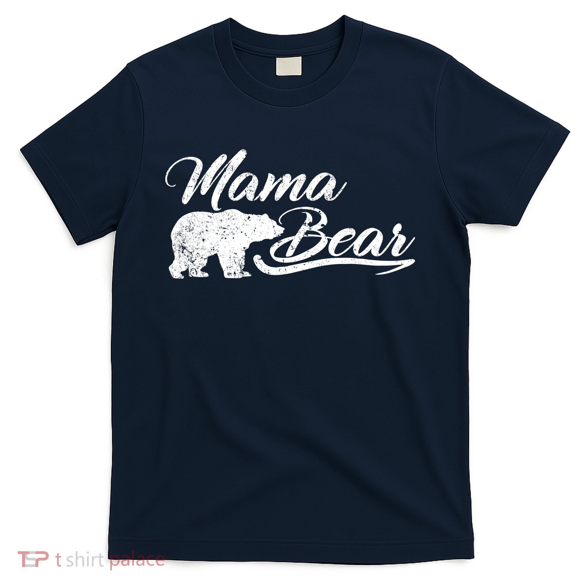 Vintage Mama Bear Retro Mother Logo T-Shirt