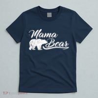Vintage Mama Bear Retro Mother Logo T-Shirt thumb 5