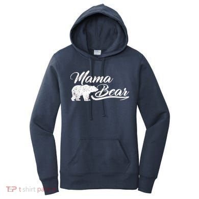 Vintage Mama Bear Retro Mother Logo Women's Hoodie