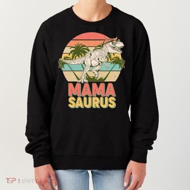 Vintage Mama Saurus T-Rex Mom Mother Women's Sweatshirt