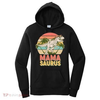 Vintage Mama Saurus T-Rex Mom Mother Women's Hoodie