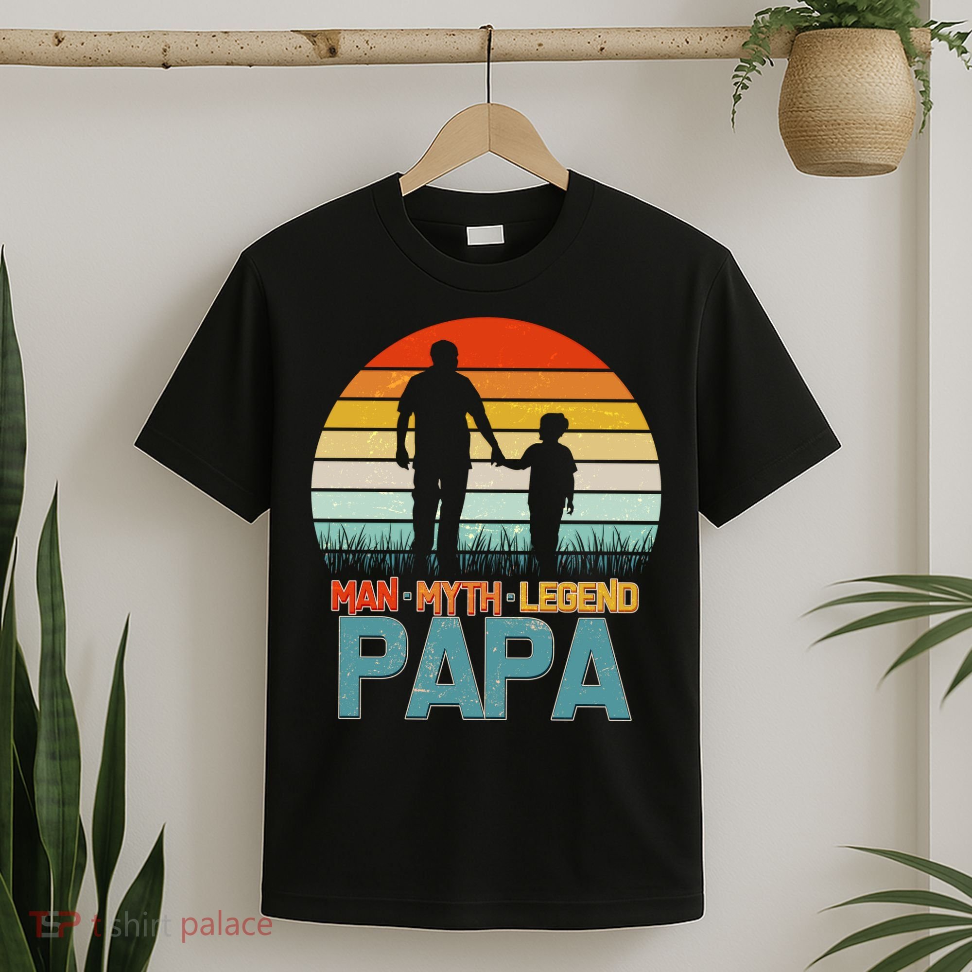 Vintage Man Myth Legend Papa T-Shirt