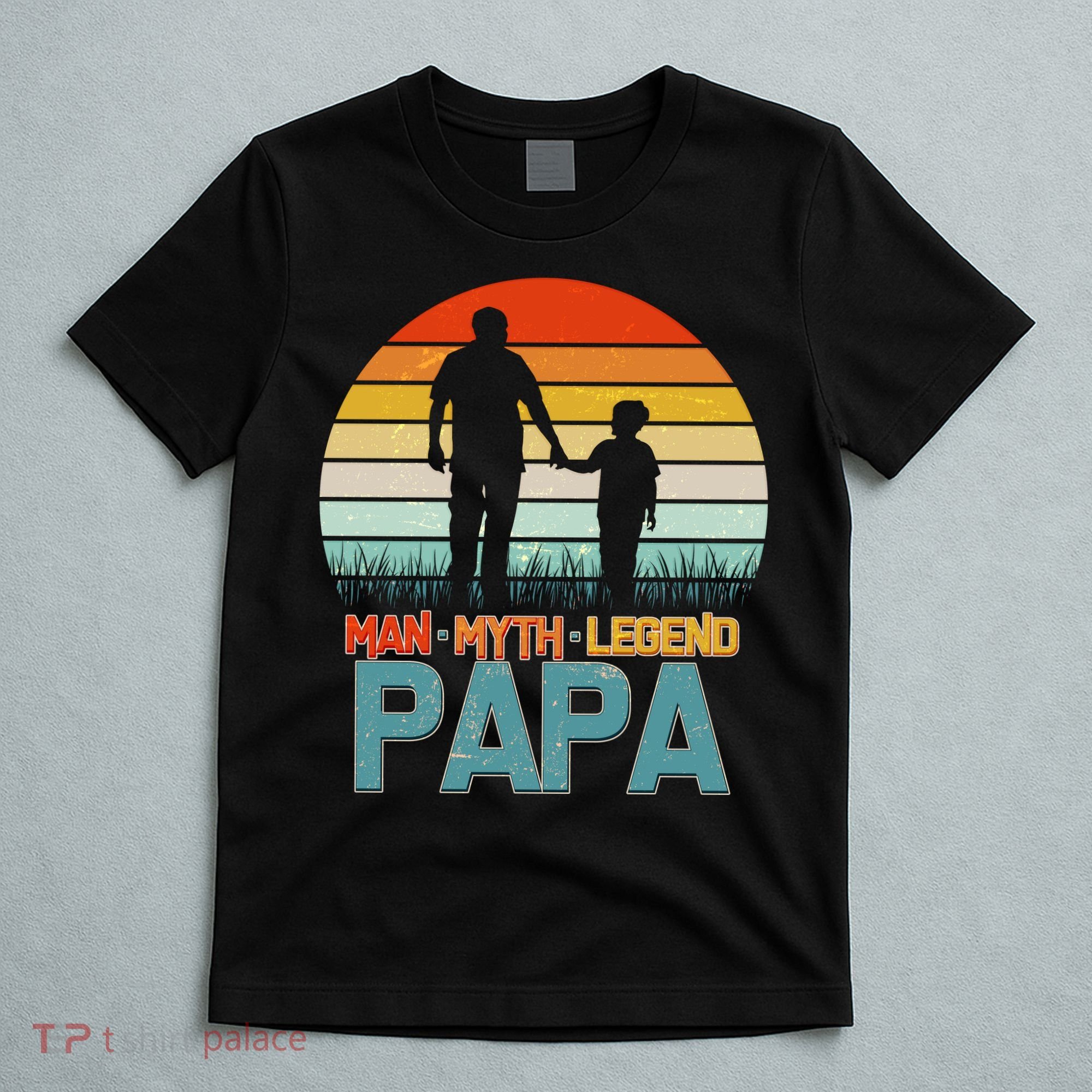 Vintage Man Myth Legend Papa T-Shirt