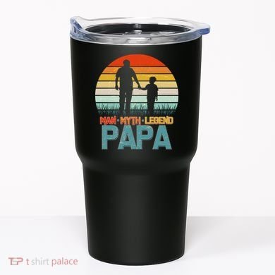 Vintage Man Myth Legend Papa Tumbler