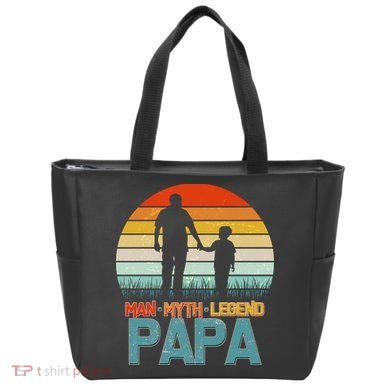 Vintage Man Myth Legend Papa Tote Bag