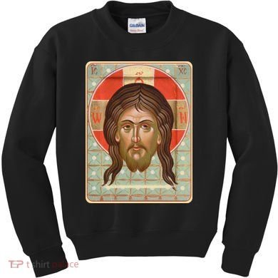 Vintage Mandilion Jesus Christ Kids Sweatshirt