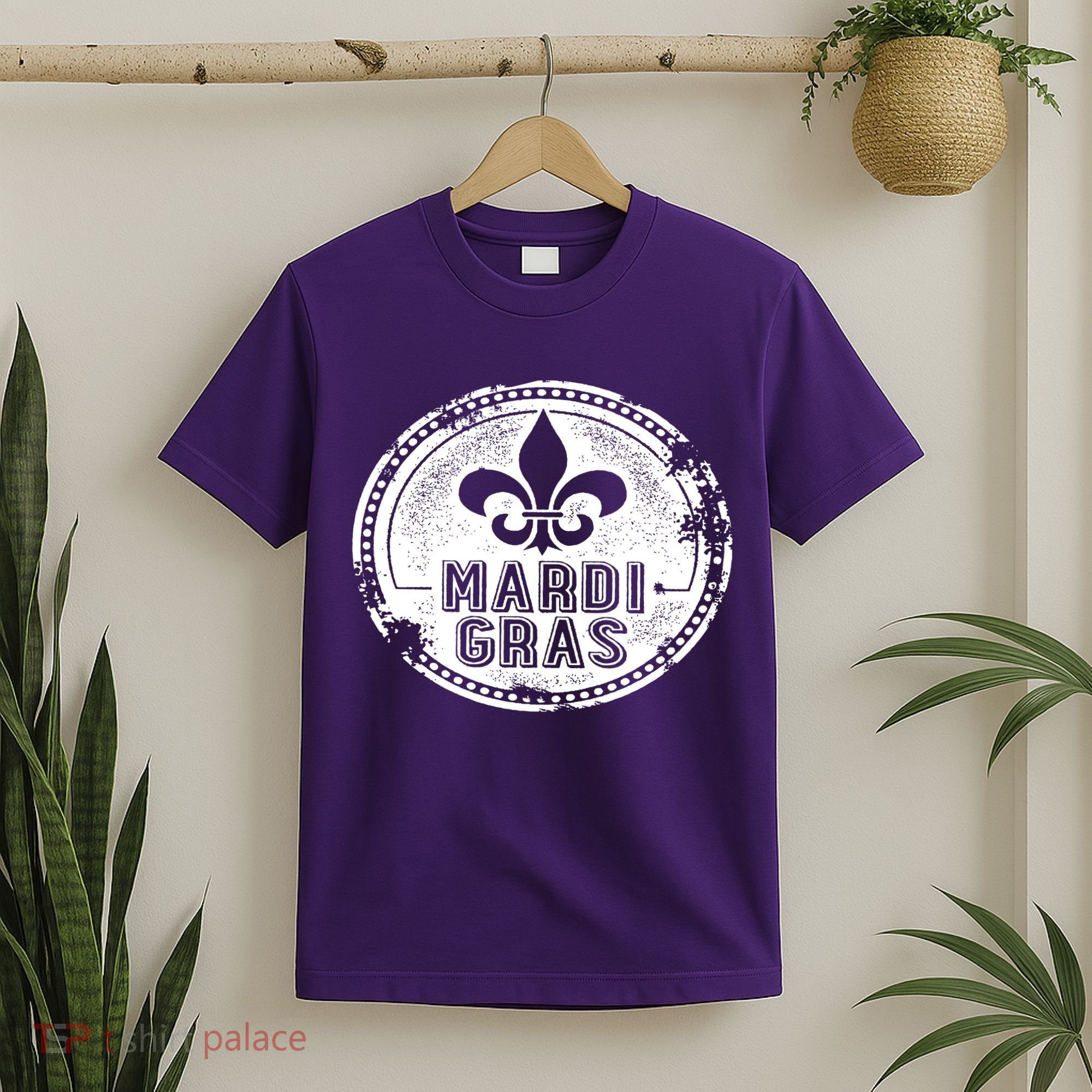 Vintage Mardi Gras New Orleans Logo T-Shirt