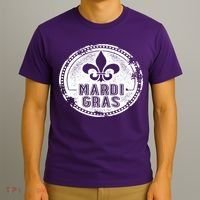 Vintage Mardi Gras New Orleans Logo T-Shirt thumb 3