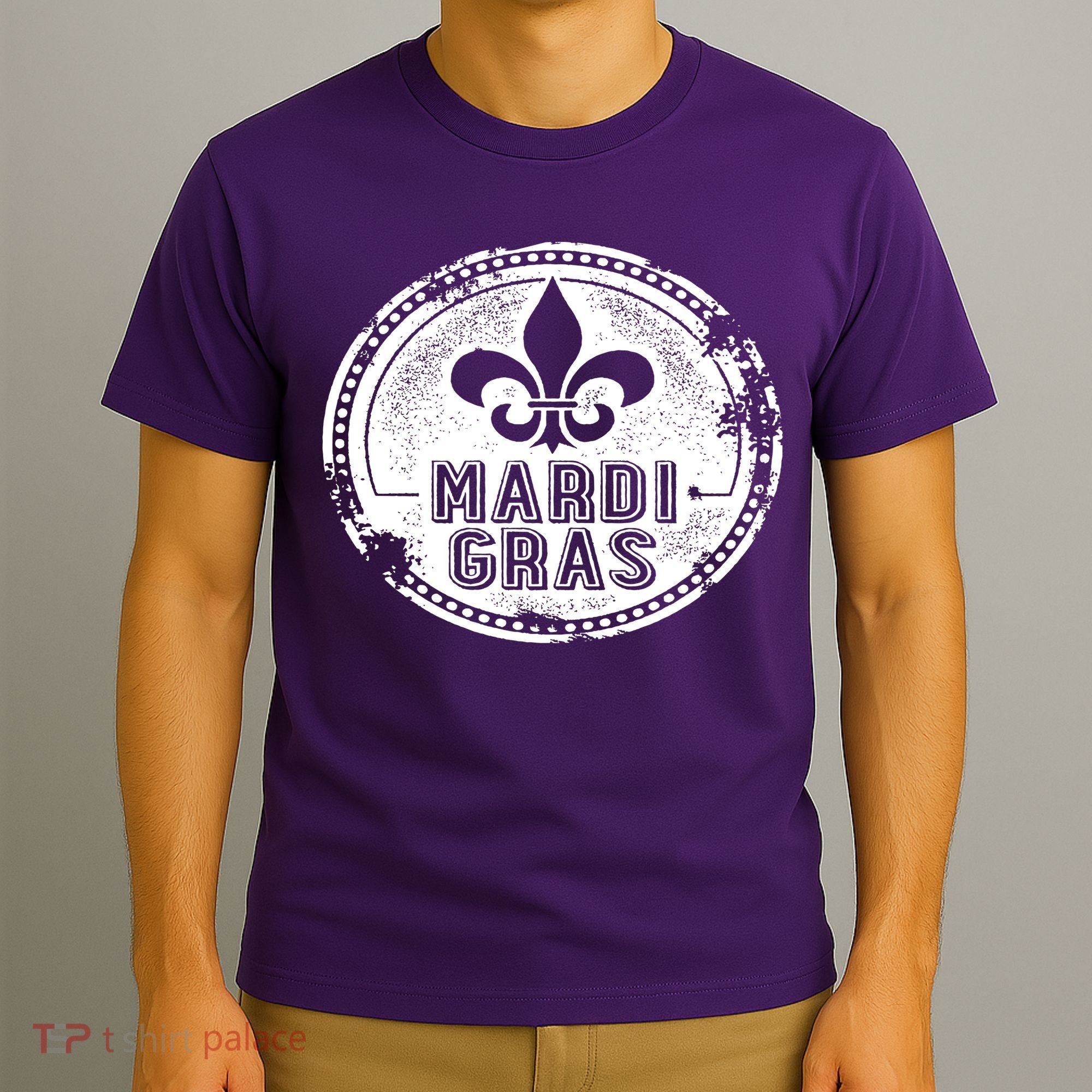 Vintage Mardi Gras New Orleans Logo T-Shirt