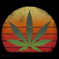 Vintage Marijuana Weed Sunset Coffee Mug thumb 5
