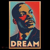 Vintage Martin Luther King Jr MLK Dream Poster T-Shirt thumb 7
