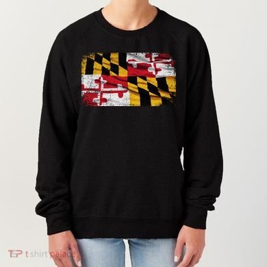 Vintage Maryland Flag Women's Sweatshirt