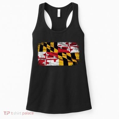 Vintage Maryland Flag Women's Tank Top