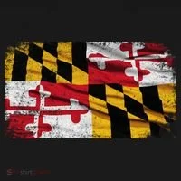 Vintage Maryland Flag Baby Bodysuit thumb 2