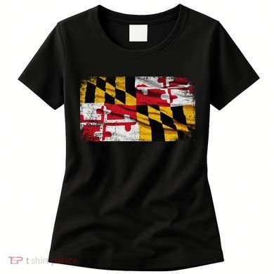 Vintage Maryland Flag Women's T-Shirt