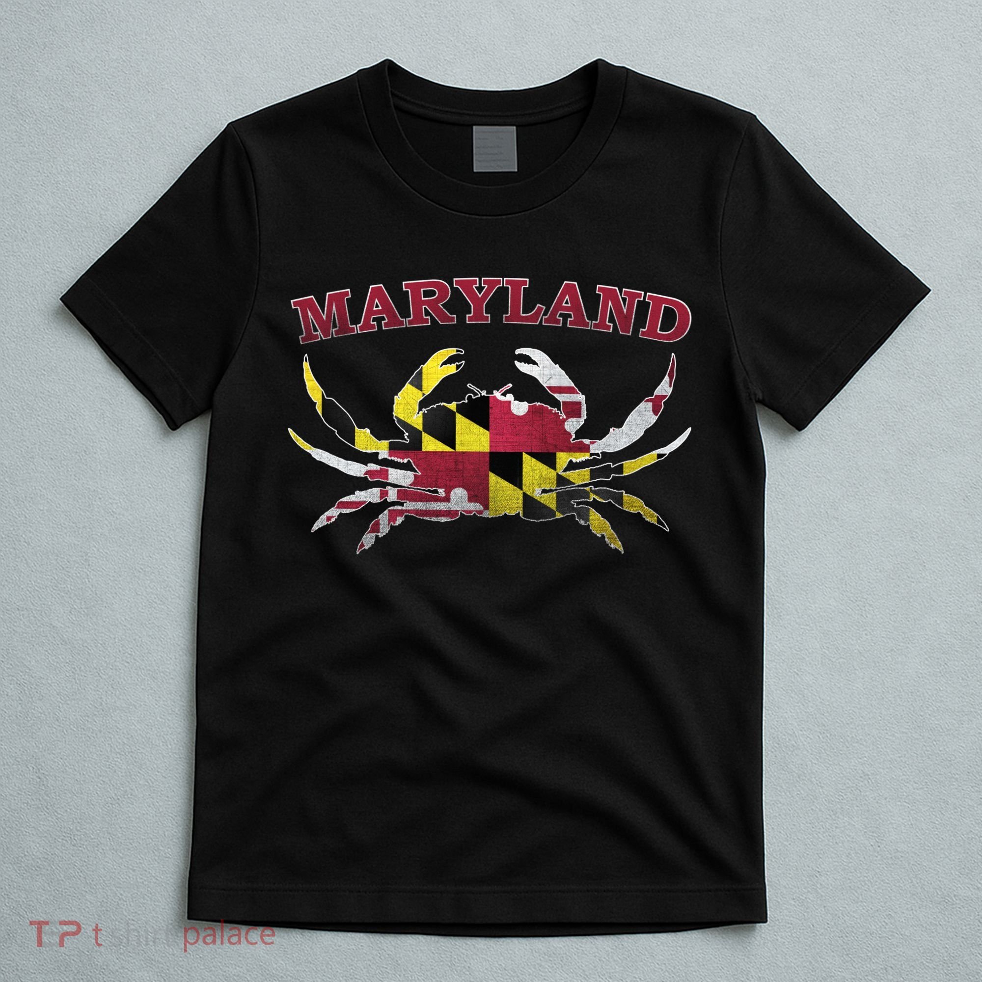Vintage Maryland State Blue Crab Pride Flag  T-Shirt
