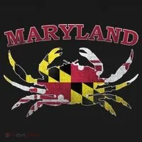 Vintage Maryland State Blue Crab Pride Flag  Baby Bodysuit thumb 2