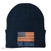 Vintage Merica Flag Beanie thumb 0
