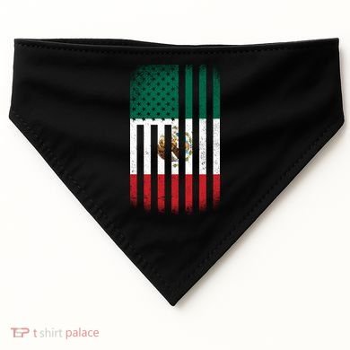 Vintage Mexican Flag USA-Made Doggie Bandana