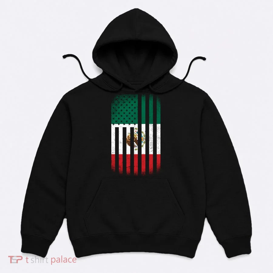 Vintage Mexican Flag Hoodie