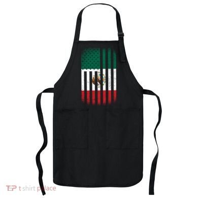 Vintage Mexican Flag Apron