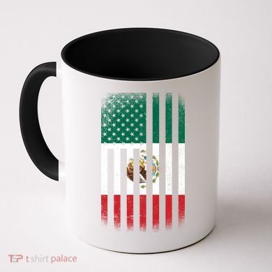 Vintage Mexican Flag Coffee Mug