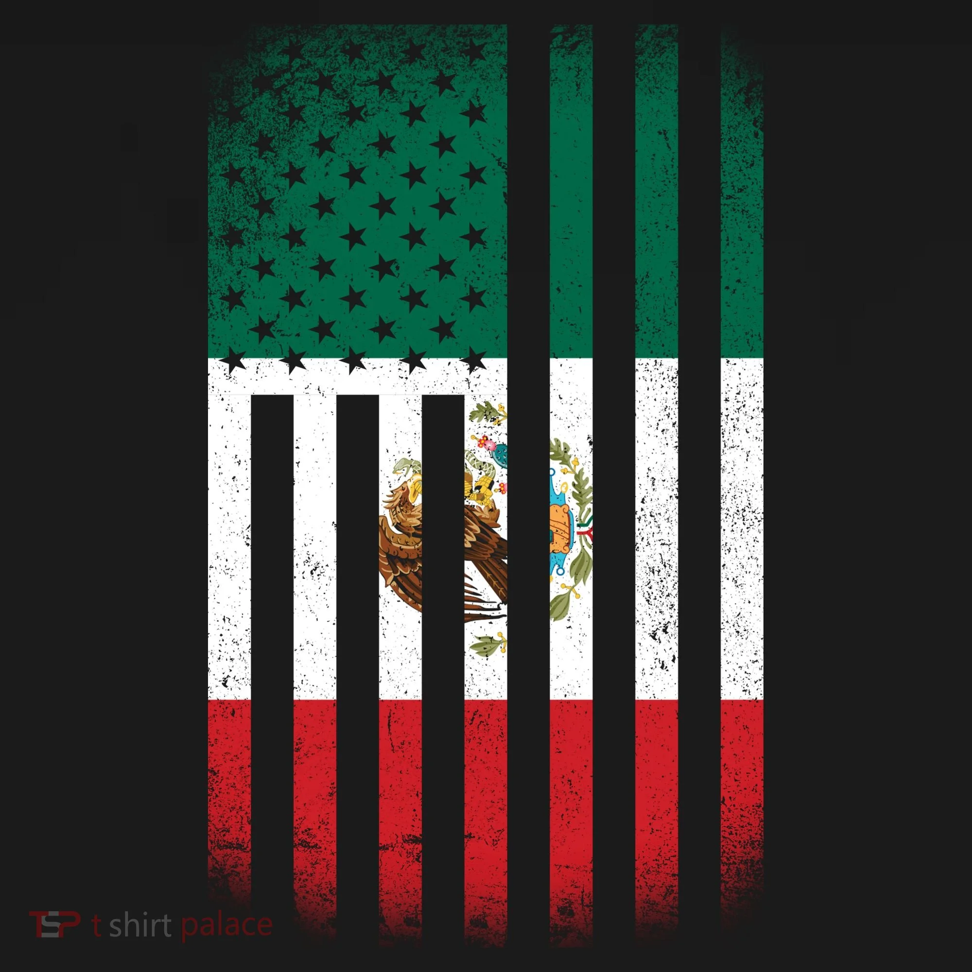 Vintage Mexican Flag Women's T-Shirt