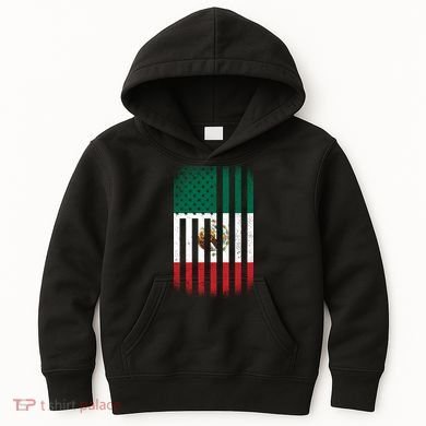 Vintage Mexican Flag Kids Hoodie
