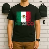 Vintage Mexico Distress Logo Flag T-Shirt thumb 6