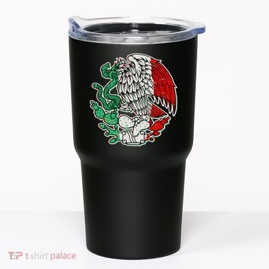 Vintage Mexico Eagle Symbol Tumbler