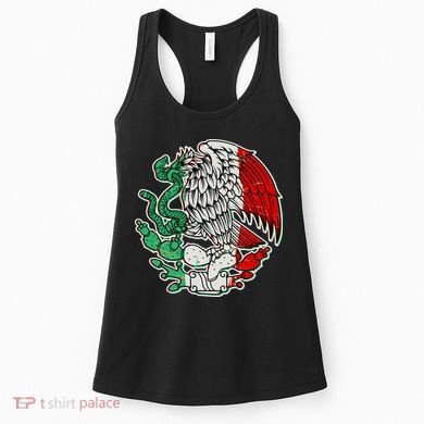 Vintage Mexico Eagle Symbol Women's Tank Top