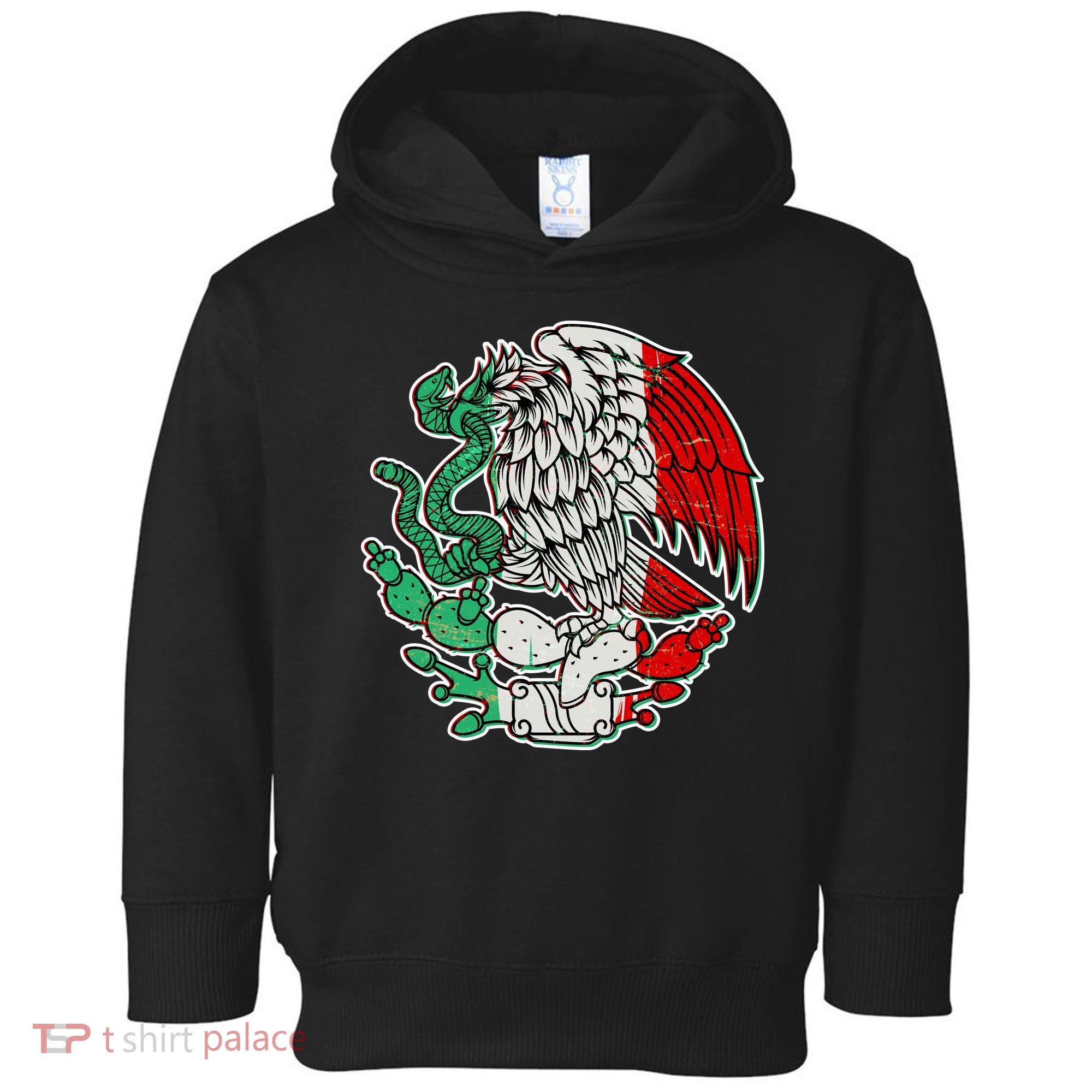 Vintage Mexico Eagle Symbol Toddler Hoodie