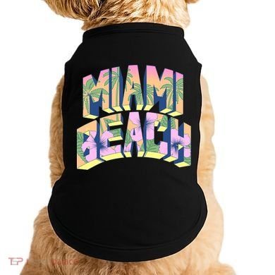 Vintage Miami Beach  Doggie Tank