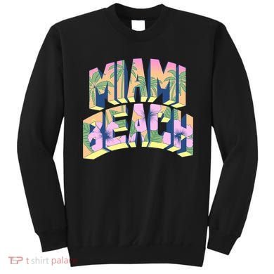 Vintage Miami Beach  Sweatshirt