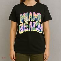 Vintage Miami Beach  T-Shirt thumb 4