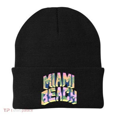 Vintage Miami Beach  Beanie