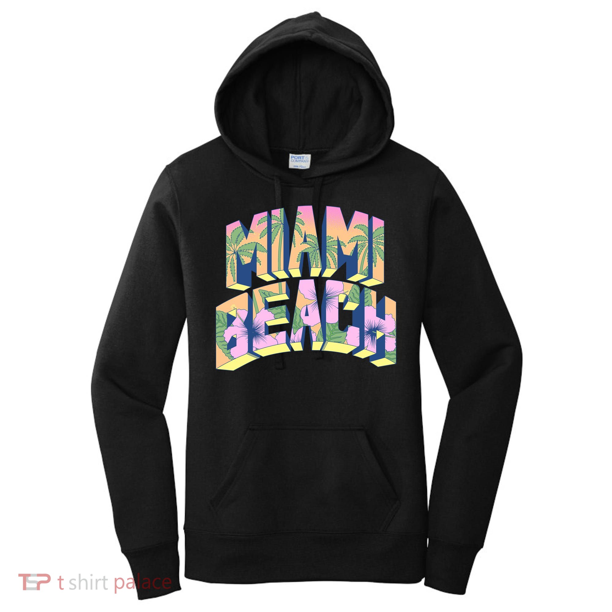 Vintage Miami Beach  Women's Hoodie
