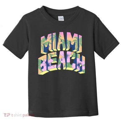 Vintage Miami Beach  Toddler T-Shirt