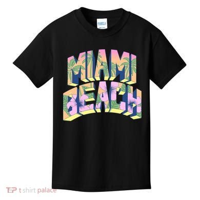 Vintage Miami Beach  Kids T-Shirt