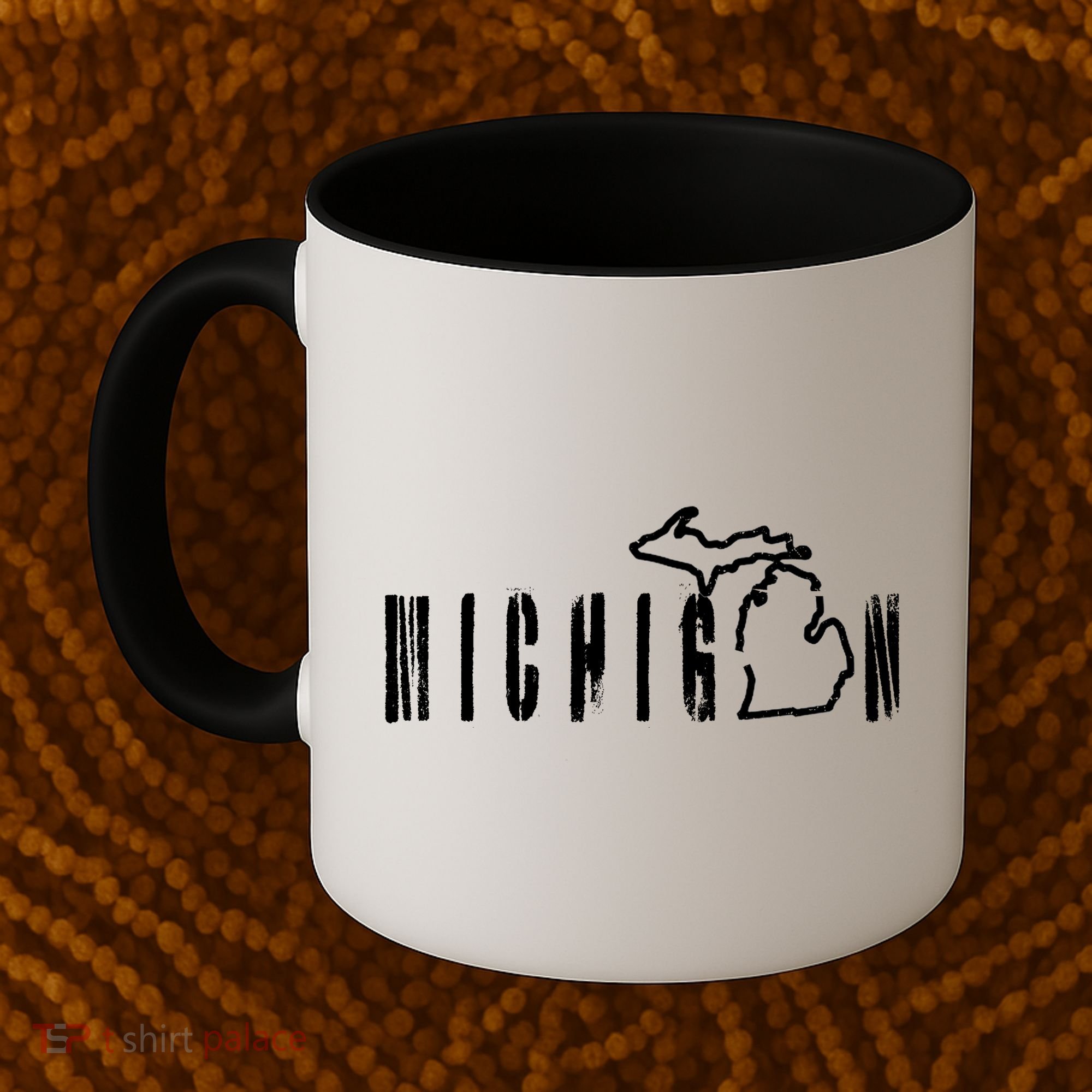 Vintage Michigan Mitten Coffee Mug